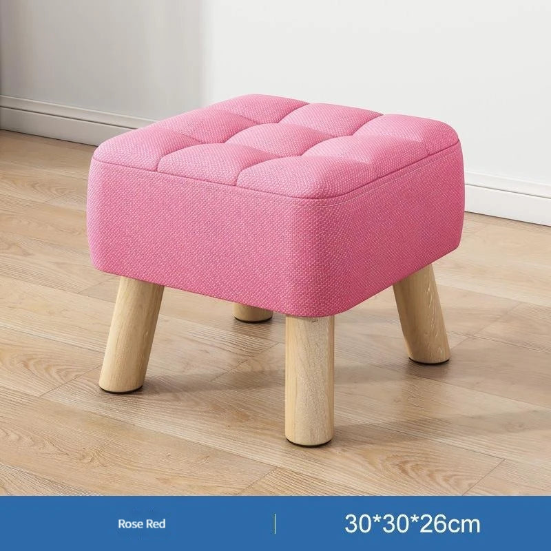 Solid Low Stool For Kids Foot Stool Durable Round Nesting Stools Comfortable And Soft Toddlers Playroom And Daycare House hold