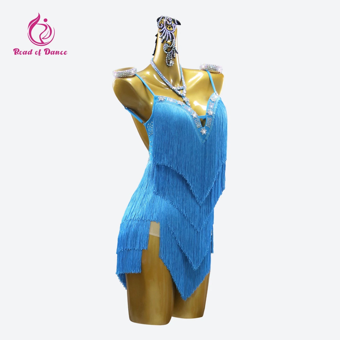Dress For Dancing Female Dance Suit Evening Dress Latin Competition Costume 2026 Elegant Party Wear Sports Fringed Clothes