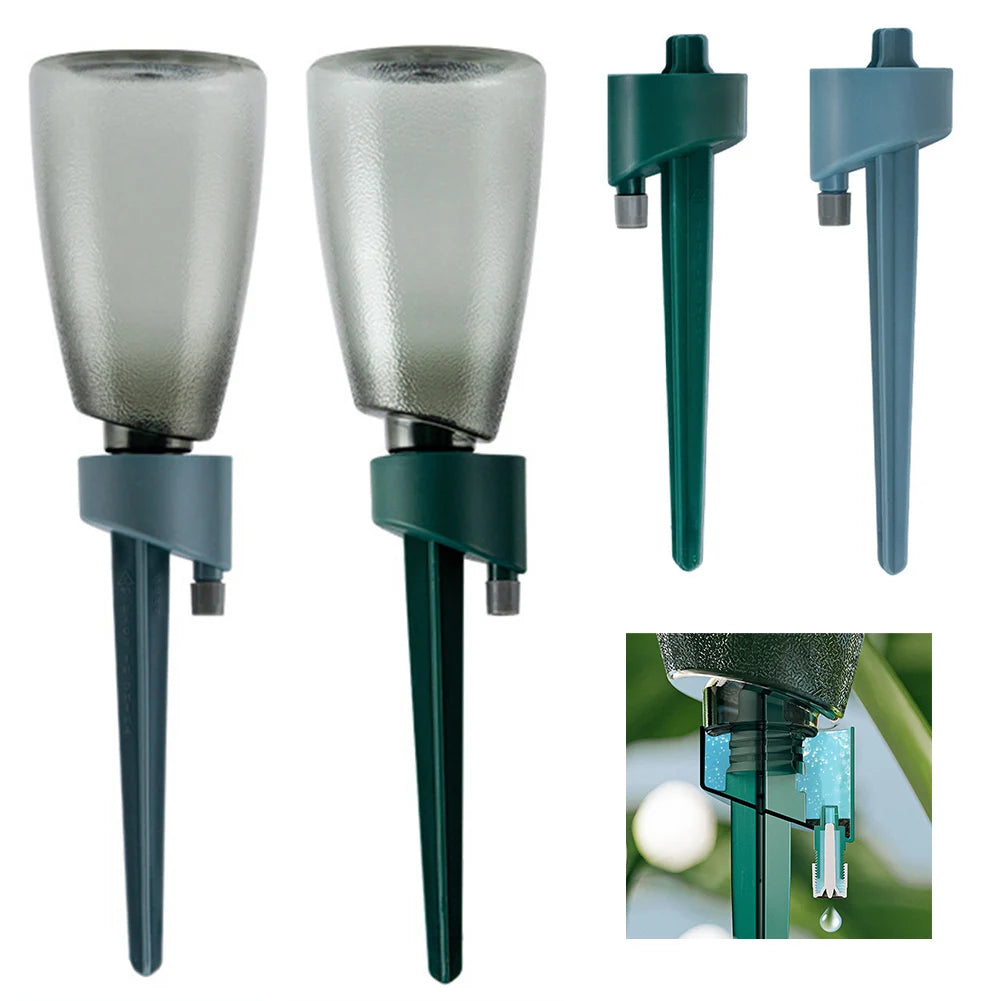 Automatic Waterer House-hold Drips Irrigation Flower Waterer Dripper Lazy Potted Timing Seepager Garden Self Watering Pot