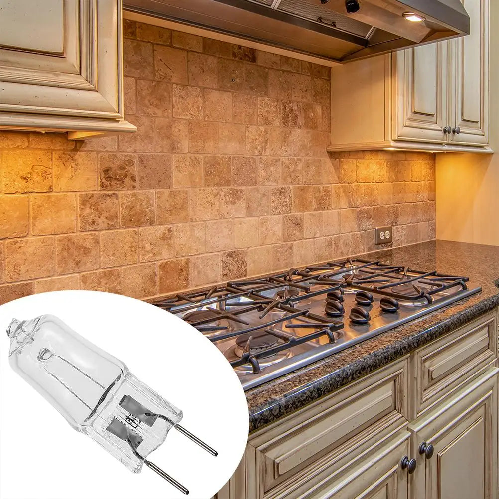 5Pcs Halogen Bulb Bulbs 120V 20W Halogen House Hold Light Bulb Range Hood Lights Chandeliers Light Bulbs Microwave Ovenrange