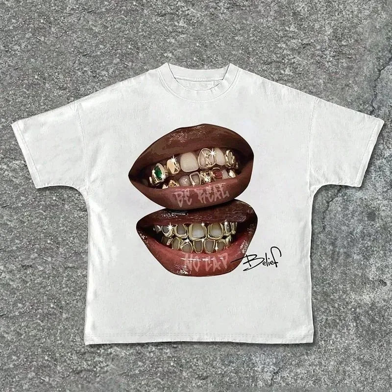 Short-sleeved T-shirt with Short Sleeves for Men, Trendy Summer Brand, Ins Fashion Trend, Loose and Vintage Style, New Design.