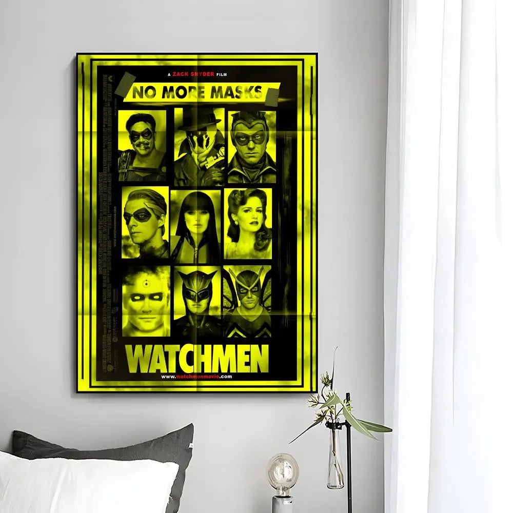 w-Watchmen Poster Wall Art Print Poster Decorative Mural Home Decor Gift Unframed