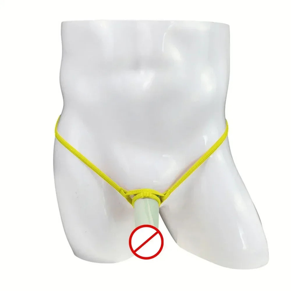 Panties Men Briefs All Seasons Male Penis Sleev Pouch T-back Thong Underpants Bikini Breathable G-string Hollow