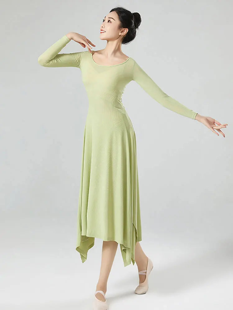 Modern Dance Ballroom Dancing Dress Women Standard Ballroom Dance Dress for Waltz/tango/foxtrot Performance Competition Dress
