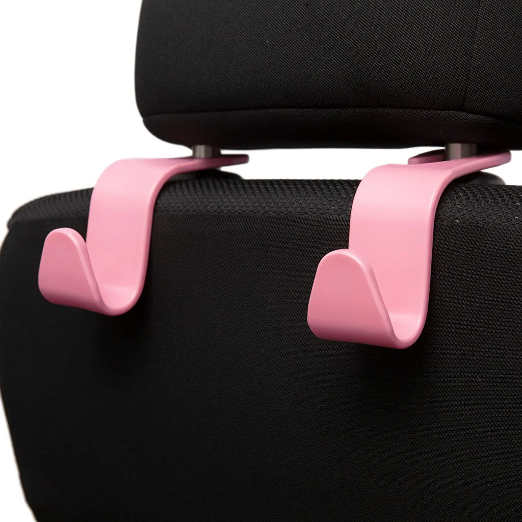2pcs Universal Car Seat Headrest Hook Storage Hanger for Handbag Purse Coat Groceries