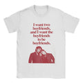 T Shirt Men's  Pure Cotton Unique T-Shirt Round Neck Heated Rivalry Tees Short Sleeve Clothing Classic