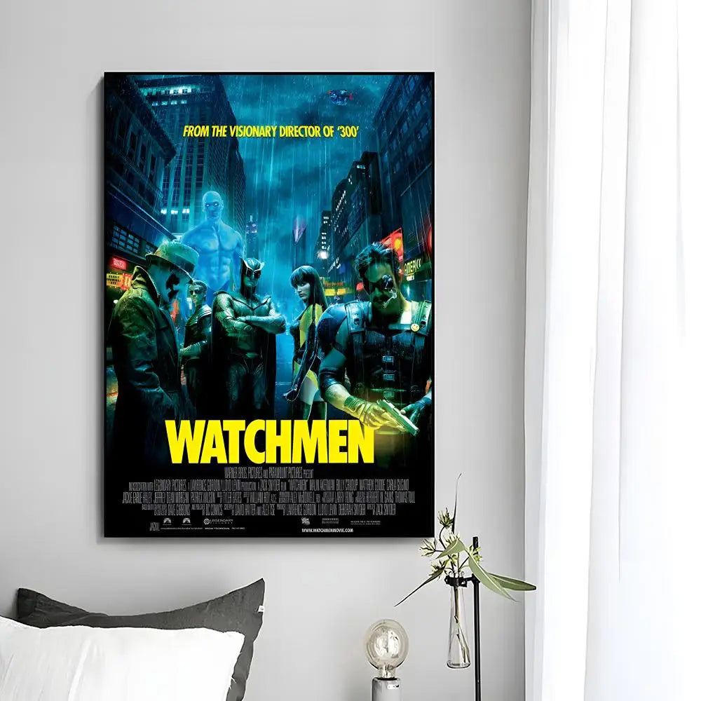 w-Watchmen Poster Wall Art Print Poster Decorative Mural Home Decor Gift Unframed