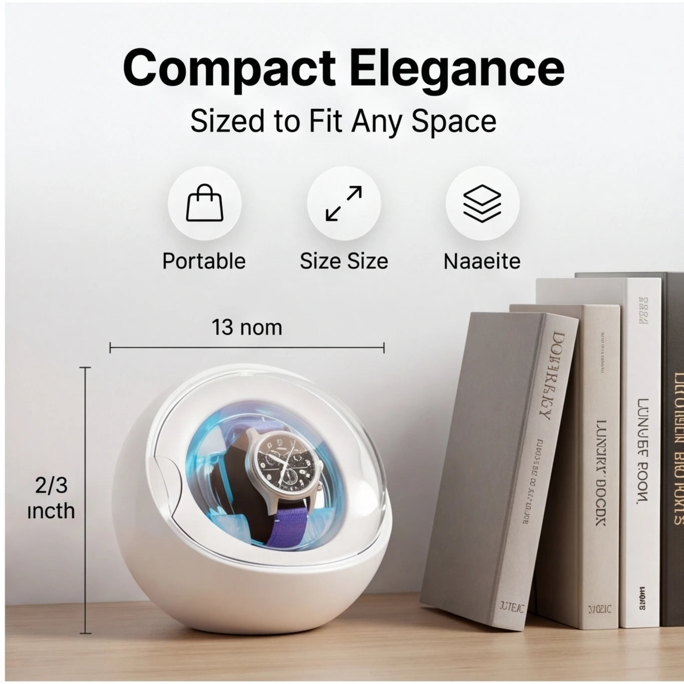 Watch Winder Automatic Mechanical Watch Rotator Silent Anti-Magnetic Motor USB Powered 1-2 Slots Storage Box