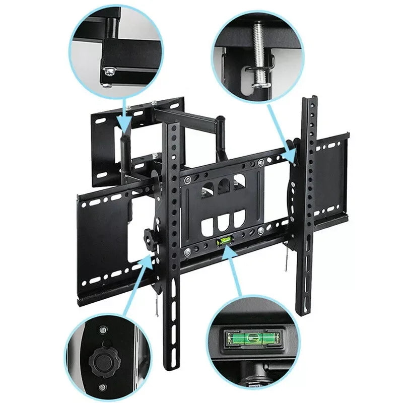 TV Wall Mount Adjustable TV Mount Bracket for 32-70 Inch Screen TV ,Floating TV Stand Swivel Tilt Horizontal TV Bracket