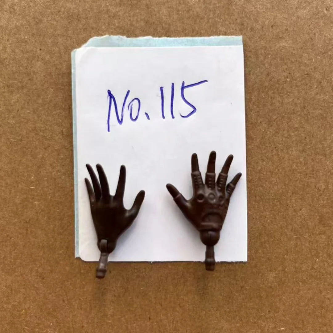 Rainbow Doll Hands With Colorful Nail Polish White Brown Beige Black Doll Parts Male Female Doll Hands Parts