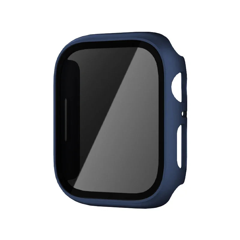 Anti-Peeping Screen Protector For Apple Watch 45mm 41mm 44mm 40mm Tempered Privacy Glass+Case For iWatch 8 7 6 5 4 SE 9 Cover