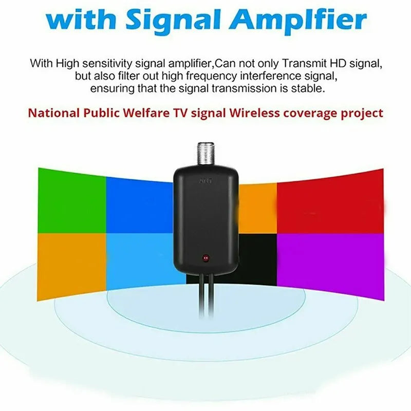 2025 New 4K 8K Indoor Digital TV Antenna HD HDTV Antena DVB-T/T2 DVBT2 Cable TV Antena 5000Miles UHF VHF DTV Antennas Aerial