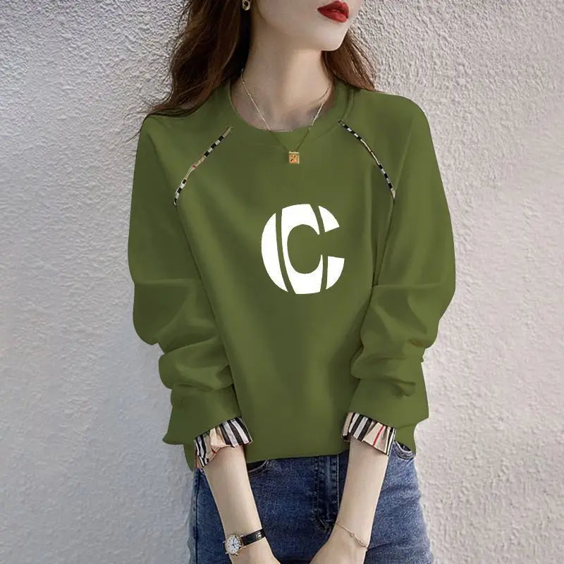 2025 with Tshirt Print Top for Women Loose Cotton Clothing White Woman T-shirt Black Simple Cheap Stylish Elegant and Youth Tee