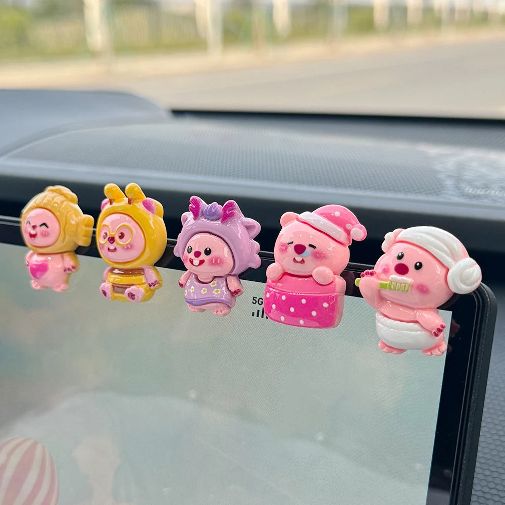 Cute Car Gifts Decorative Ornaments for Display on Center Console Dashboard