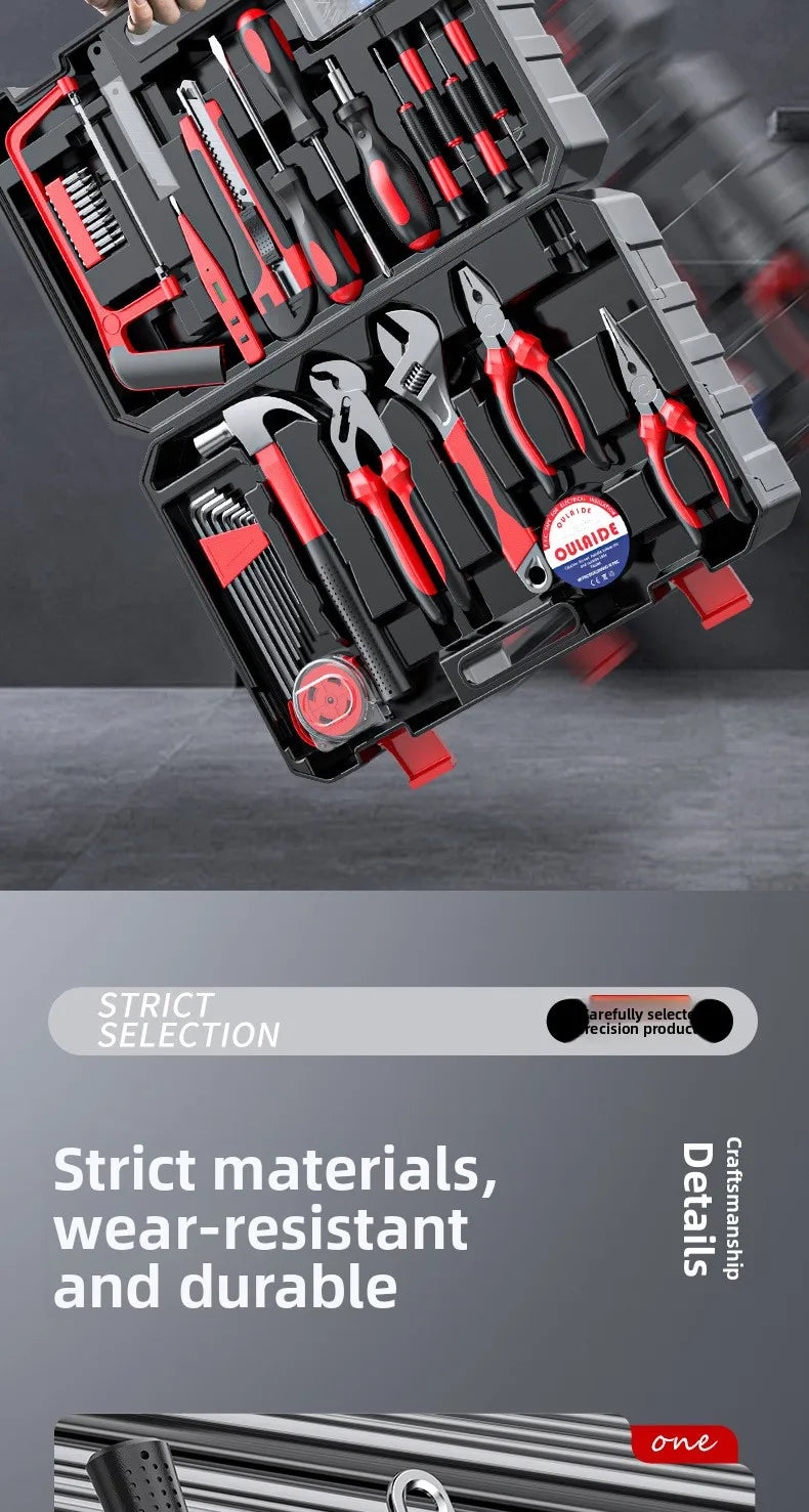 Household Toolbox Set of Home Maintenance Hardware Tools Full Manual Electrician Special Multifunctional Combination