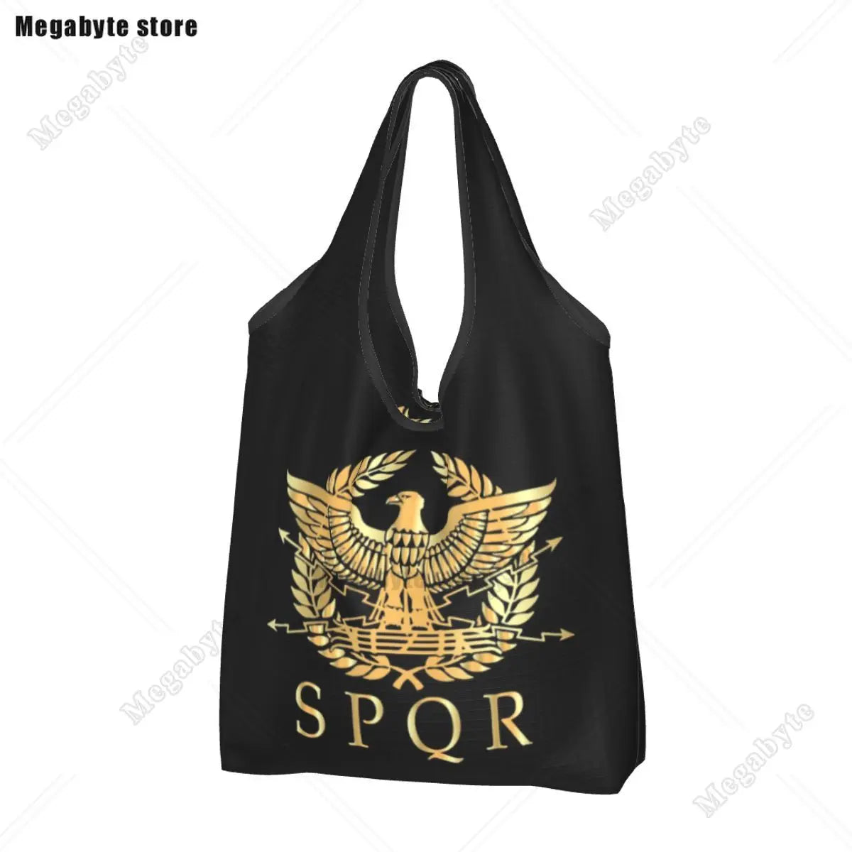 Brazil Flag Groceries Shopping Bag Cute Shopper Tote Shoulder Bag Big Capacity Portable Handbag