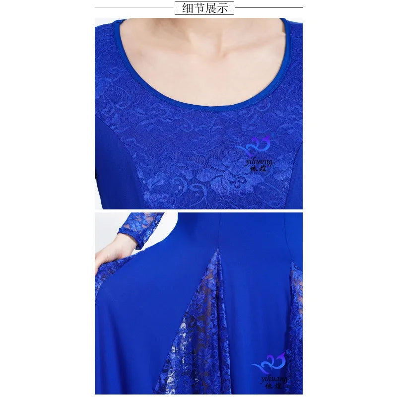 Modern Dance Dress, Ballroom Dance Dress, Ballroom Dance Dress, Grand Swing Dress, Waltz Dance Dress, Competition Performance Dr