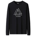 T Shirts Men New Fashion 2025 O-Neck Slim Long Black Sleeve T-Shirt Male Clothing Casual Tee Shirt 28 Styles Plus Size S-6XL
