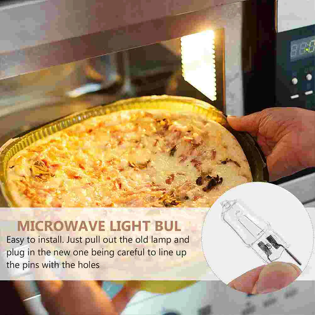 5Pcs Halogen Bulb Bulbs 120V 20W Halogen House Hold Light Bulb Range Hood Lights Chandeliers Light Bulbs Microwave Ovenrange
