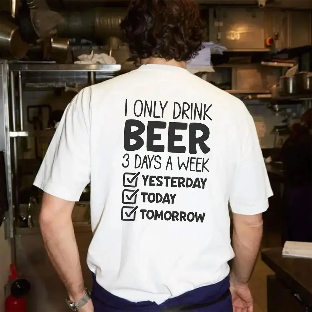 Told Myself To Stop Drinking But I'm Not Gonna Listento An Alcoholic T-shirt Funny Drinking Alcohol Humor Man Summer T Shirt