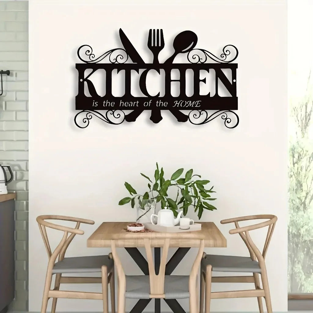 Kitchen Sign Wall Decor, Kitchen Decor, Metal Kitchen Signs Wall Decor Farmhouse & Home & Kitchen Wall Decor Farmhouse & Kitchen