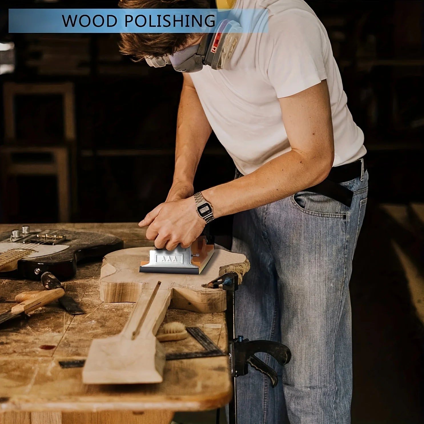 Hand Sander, Sandpaper Holder with Sponge Handle, Manual Hand Sanding Block for Drywall Wood Metal Furniture Polishing