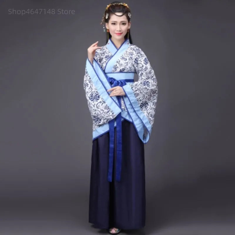 Men Woman Stage Dance Dress Chinese Traditional Costumes New Year Adult Tang Suit Performance Hanfu Female Cheongsam