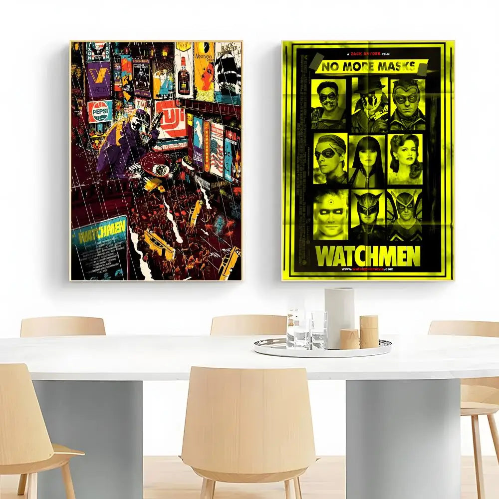 w-Watchmen Poster Wall Art Print Poster Decorative Mural Home Decor Gift Unframed