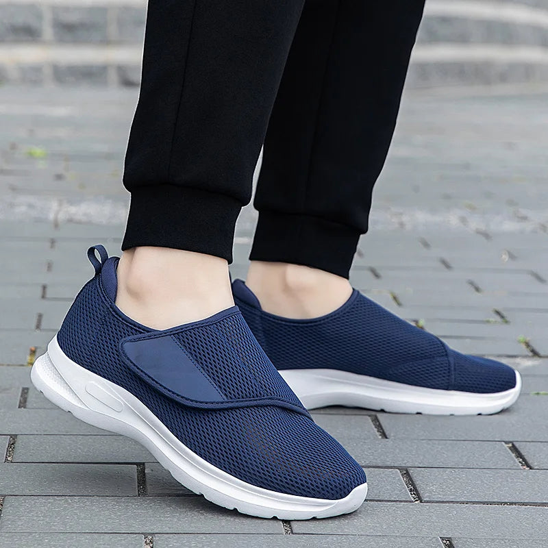 New Casual Shoes Orthopedics Wide Feet Swollen Shoes Thumb Eversion Adjusting Soft Comfortable Diabetic Shoes Men Walking Shoes