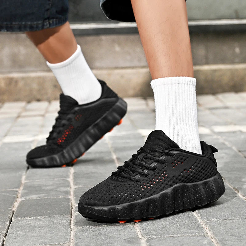 2026 New Hot Selling Fashionable Sports Shoes Comfortable Soft Sole Foot Massage Casual Shoes Rebound Cushioning Walking Shoes
