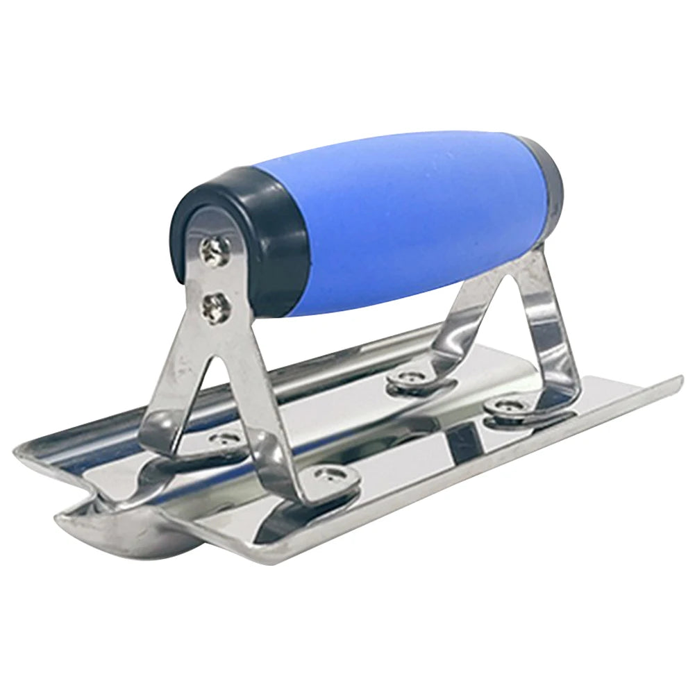 Masonry Construction Hand Tool Concrete Hand Edger Or Groover Concrete Tools Stainless Steel with Soft Grip Plus Concrete Edger