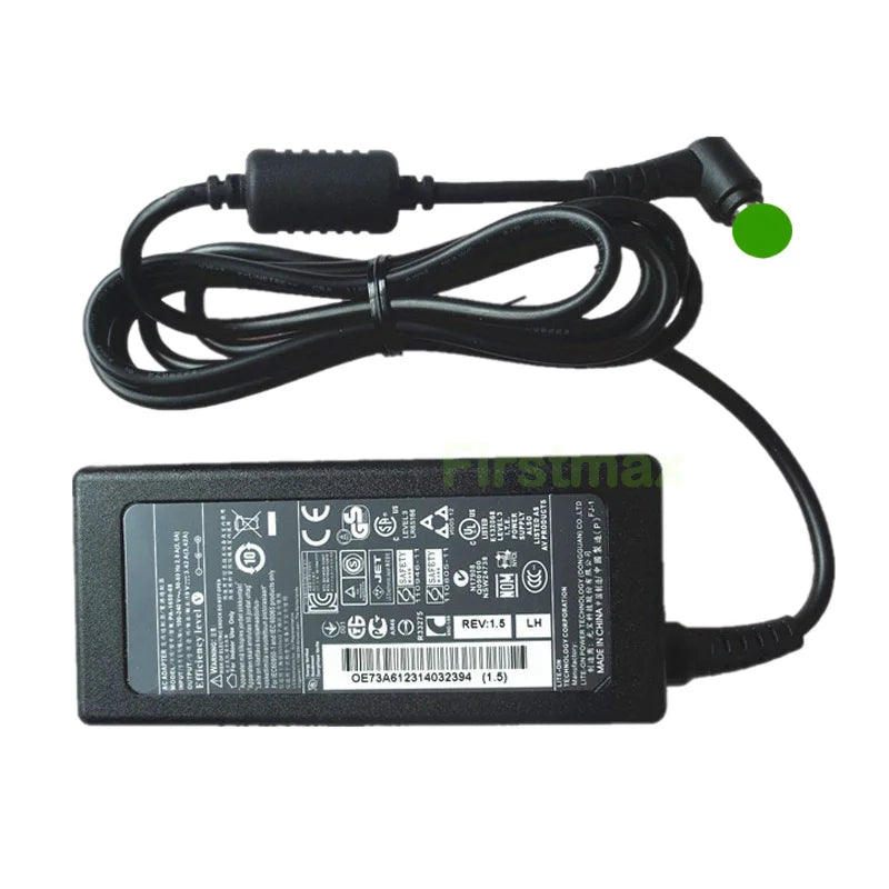 19V TV AC Power Adapter for LG 43" 43LF5100 43LH511T 49" 49LF5100 DA-65F19 Full HD LED TV Power Supply Cord