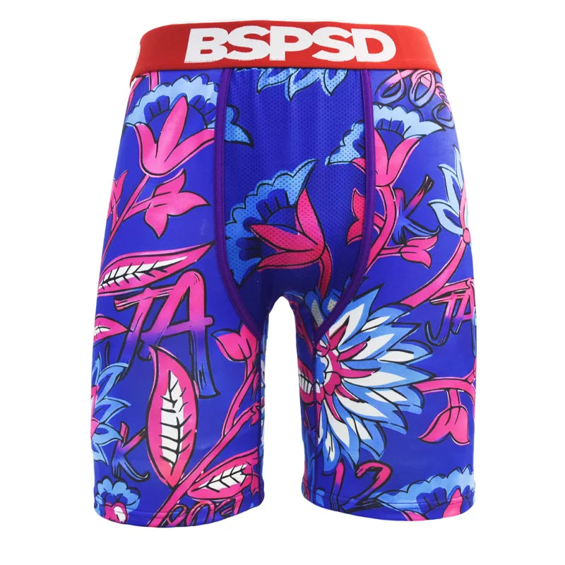 Sexy Men Underwear Boxers Breathable Mens Boxershorts Men's Panties Underpants Plus Size Fashion Print Man Boxers Briefs Trunks