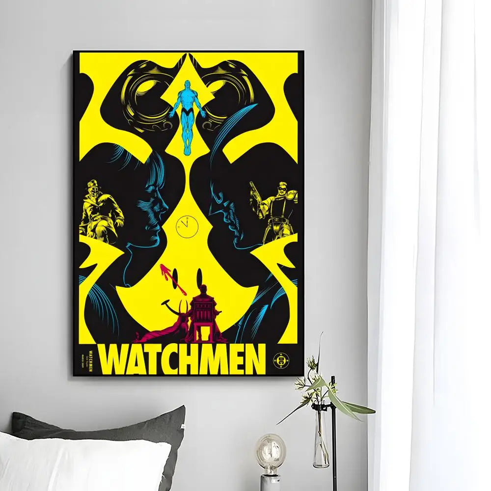 w-Watchmen Poster Wall Art Print Poster Decorative Mural Home Decor Gift Unframed