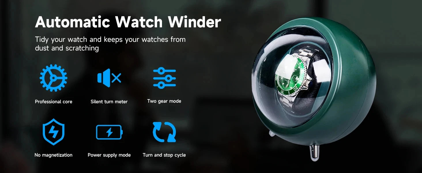 Watch Winders Box for Automatic Watches Usb Power Globally Motor Mechanical Watch Rotate Stand Box Fashion Decoration