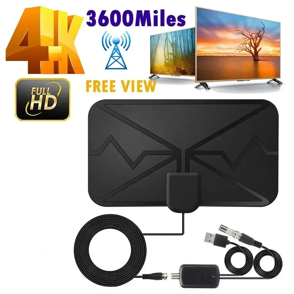 5000 Miles HD 8K 4K 1080P Indoor Digital TV Antenna 25DB HDTV Antena DVB-T DVB-T2 Cable TV Antena UHF VHF DTV Tv Antennas Aerial