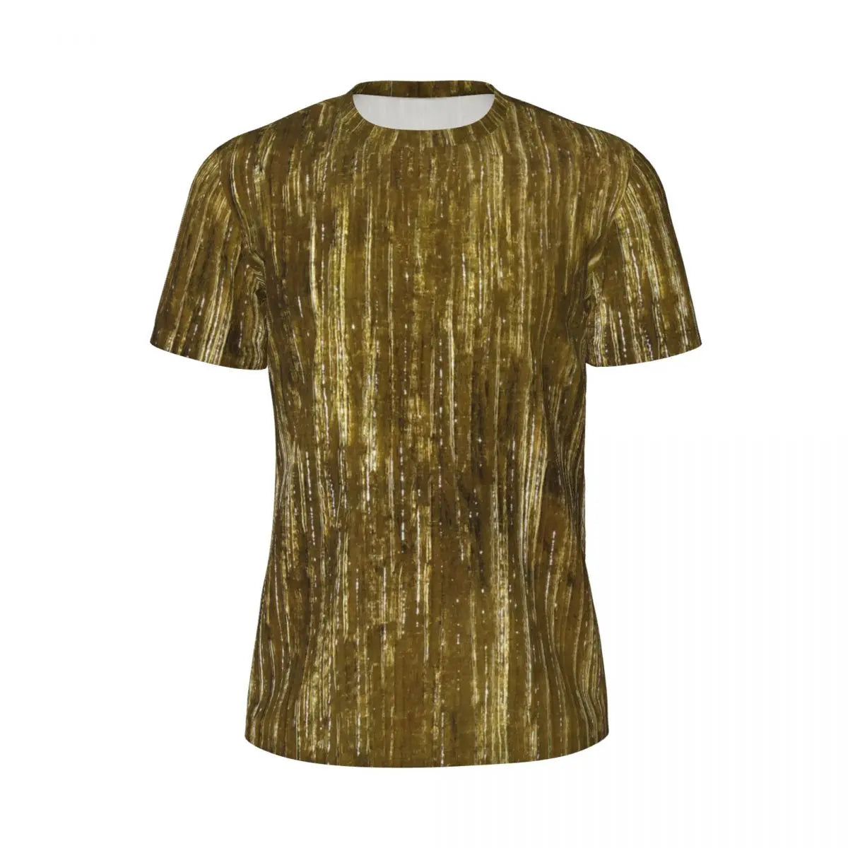 Sports T Shirt For Men Metallic Print T-Shirts Popular Sparks Of Red Summer Tees O Neck Y2K Retro Graphic Tops Gift