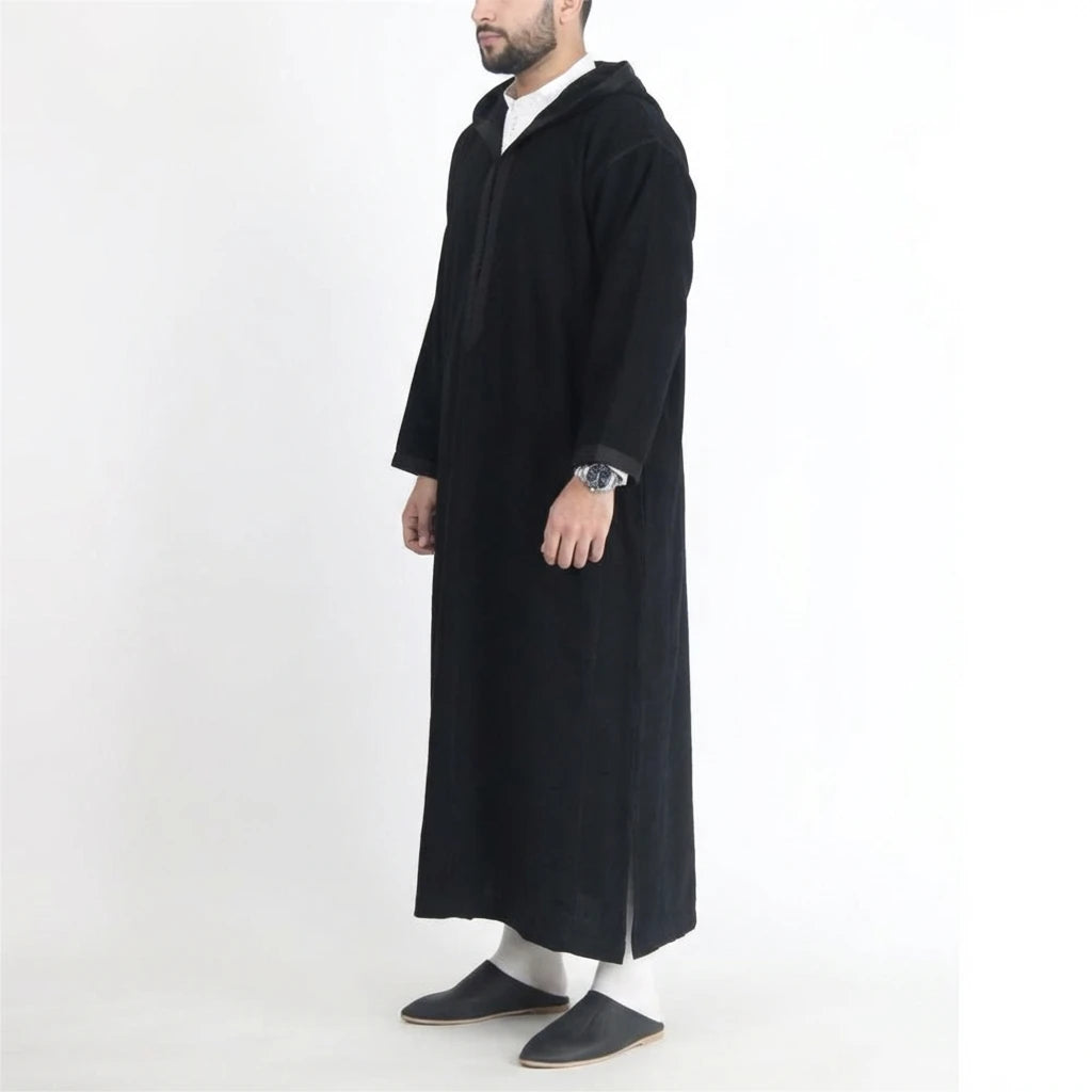Men's Muslim Clothing Modest Fashion Abaya Thobes  for Muslim Men Modesty Dress Code Islamic Wear for Men
