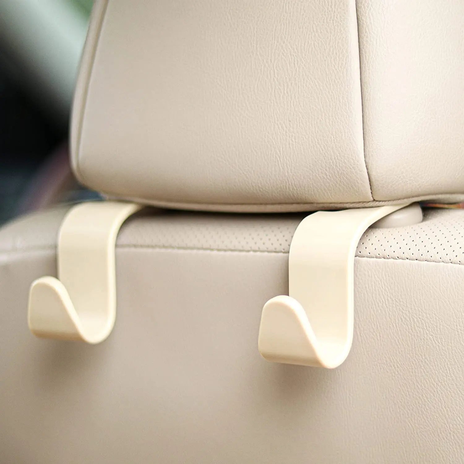 2pcs Universal Car Seat Headrest Hook Storage Hanger for Handbag Purse Coat Groceries