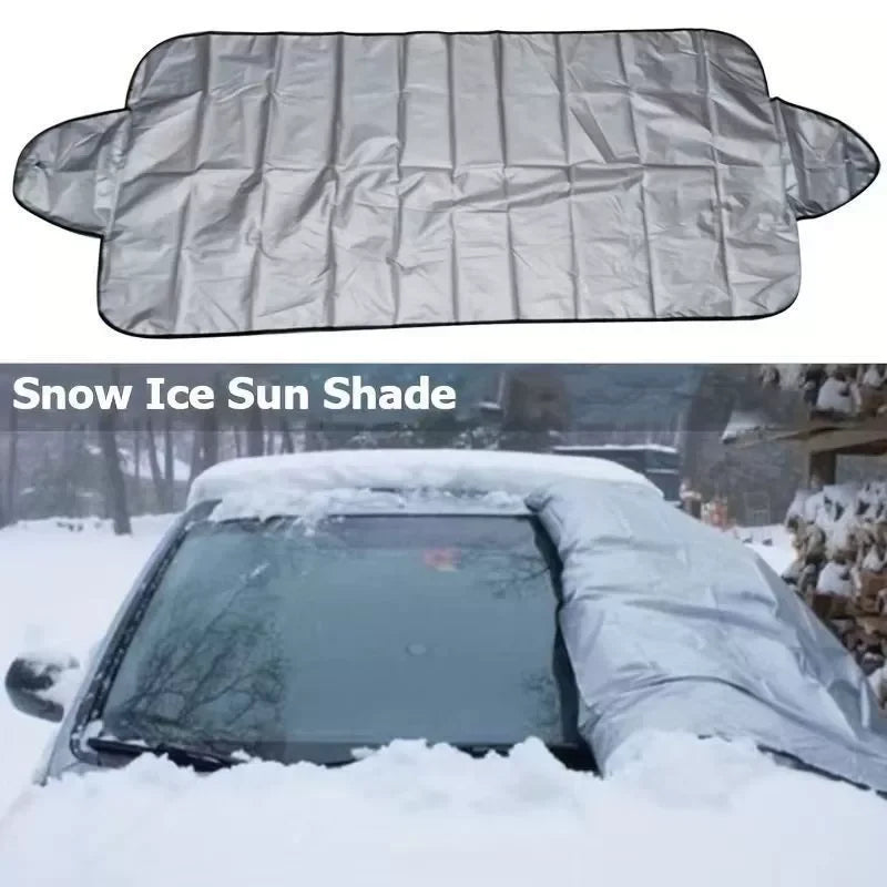Car Exterior Protection Snow Blocked Car Covers Snow Ice Protector Visor Sun Shade Front Rear Windshield Cover Block Shields