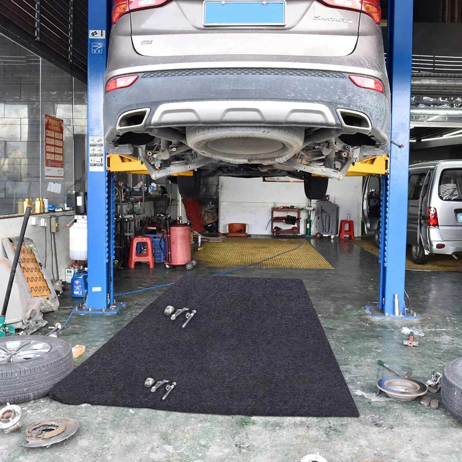 Car Repair Commonly Used Mat Reusable Soft Comfortable Practical Automotive Maintenance Mat Protect You When Repaired Car