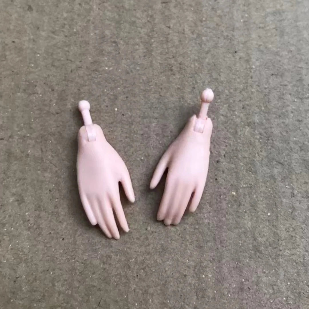 Rainbow Doll Hands With Colorful Nail Polish White Brown Beige Black Doll Parts Male Female Doll Hands Parts