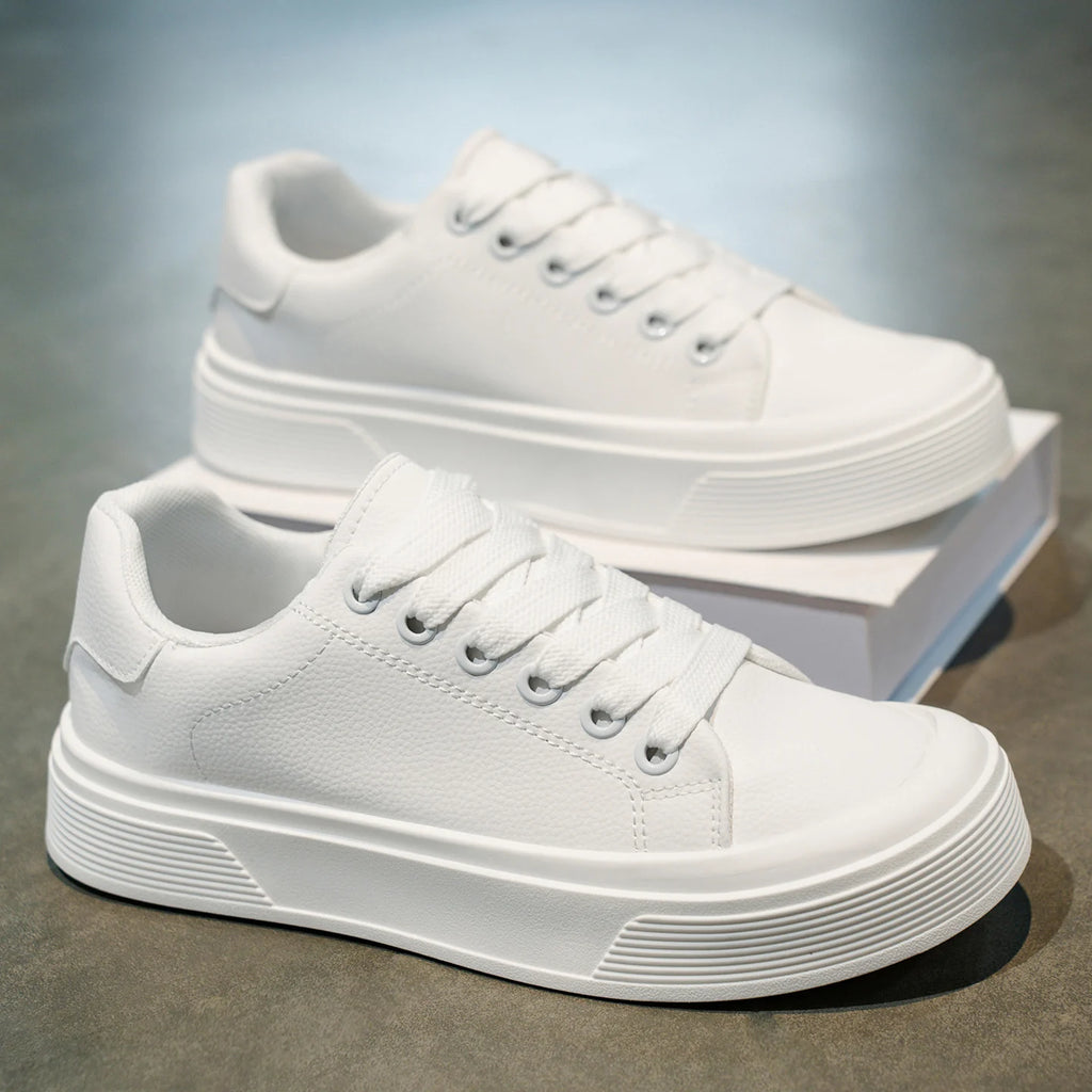 Men Casual Sports Shoes Spring Autumn Comfortable Anti Slip Outdoor Running Shoe Fashion Lace Up Platform Retro Vulcanized Shoes