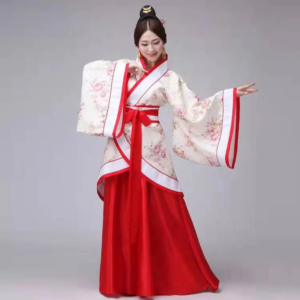 Men Woman Stage Dance Dress Chinese Traditional Costumes New Year Adult Tang Suit Performance Hanfu Female Cheongsam