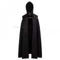 Medieval Cloak Men Women Hooded Cape Vintage Gothic Black Cloak Medieval Fantasy Viking Costume Halloween Cosplay Clothes