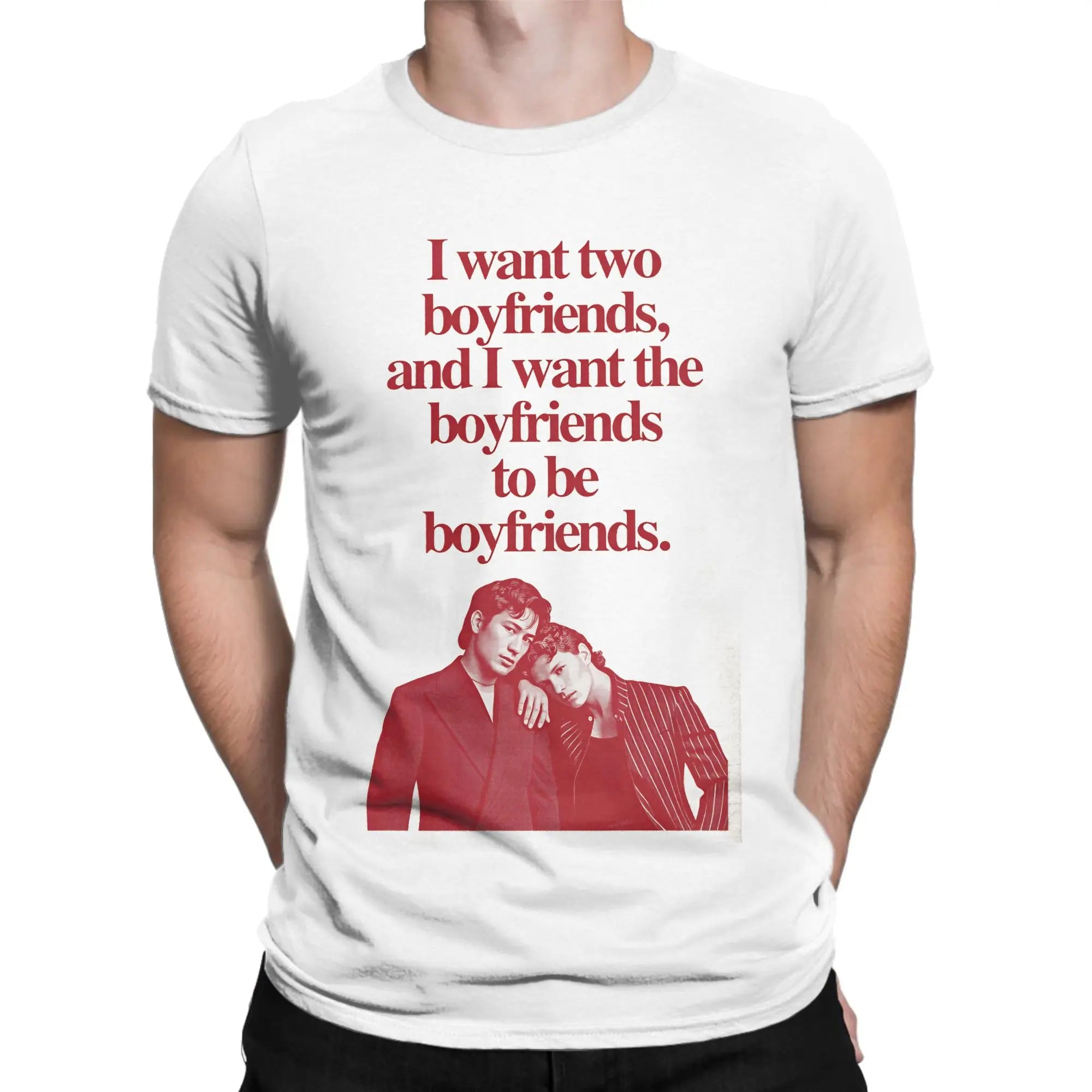 T Shirt Men's  Pure Cotton Unique T-Shirt Round Neck Heated Rivalry Tees Short Sleeve Clothing Classic