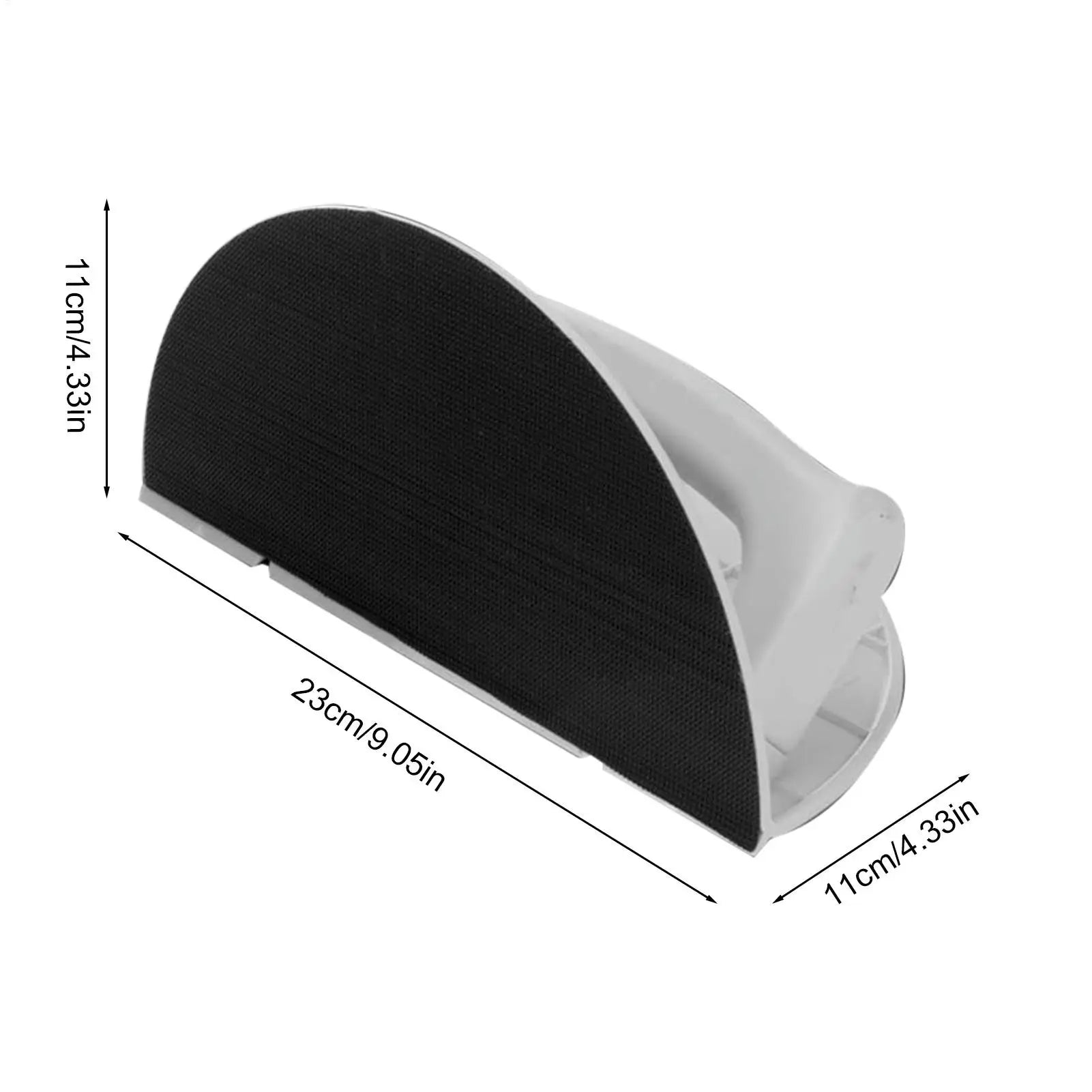 Semi-Round Angle Sander with Replaceable Sandpaper Multi-Purpose Sanding Tool for Drywall Surfaces Ergonomic Non-Slip Handle