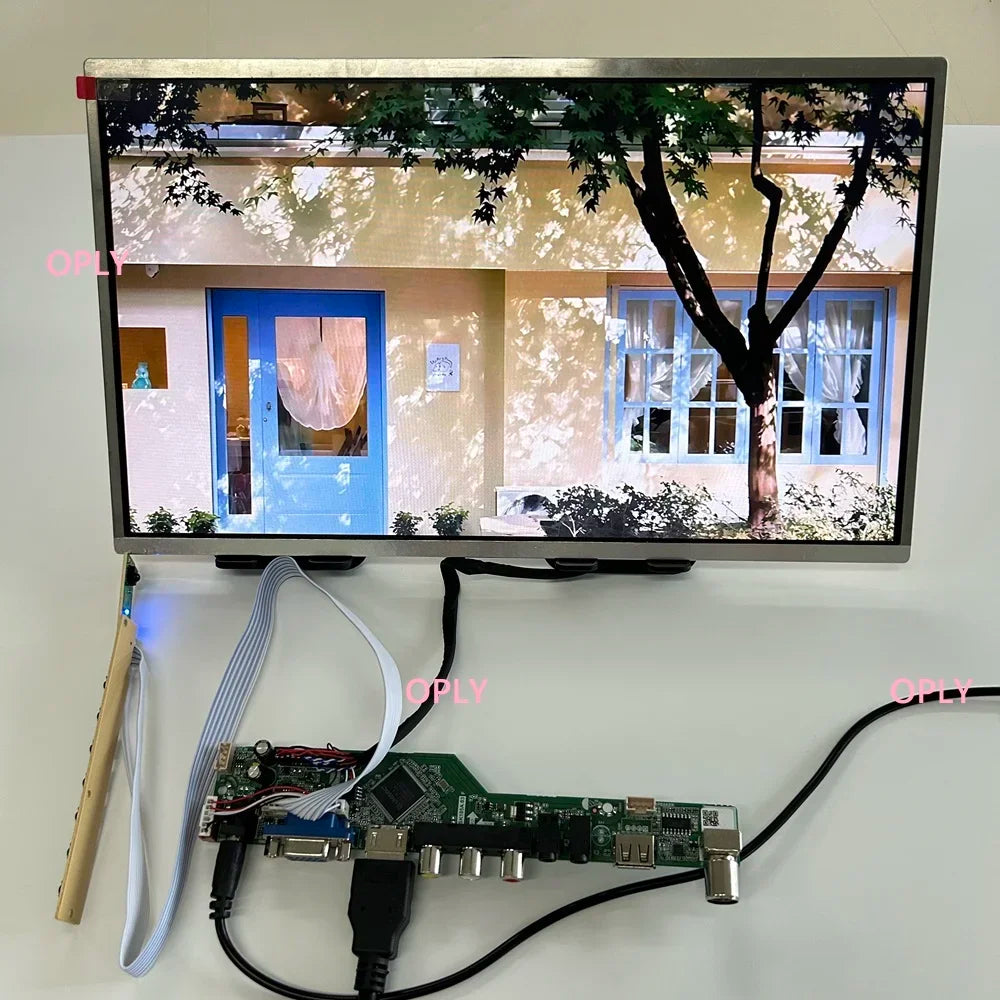 TV Controller board kit for LG LP156WH2 LP156WH2-TLE1/TLEA 1366x768 15.6" HDMI-compatible RF USB AV VGA Audio LED Screen monitor