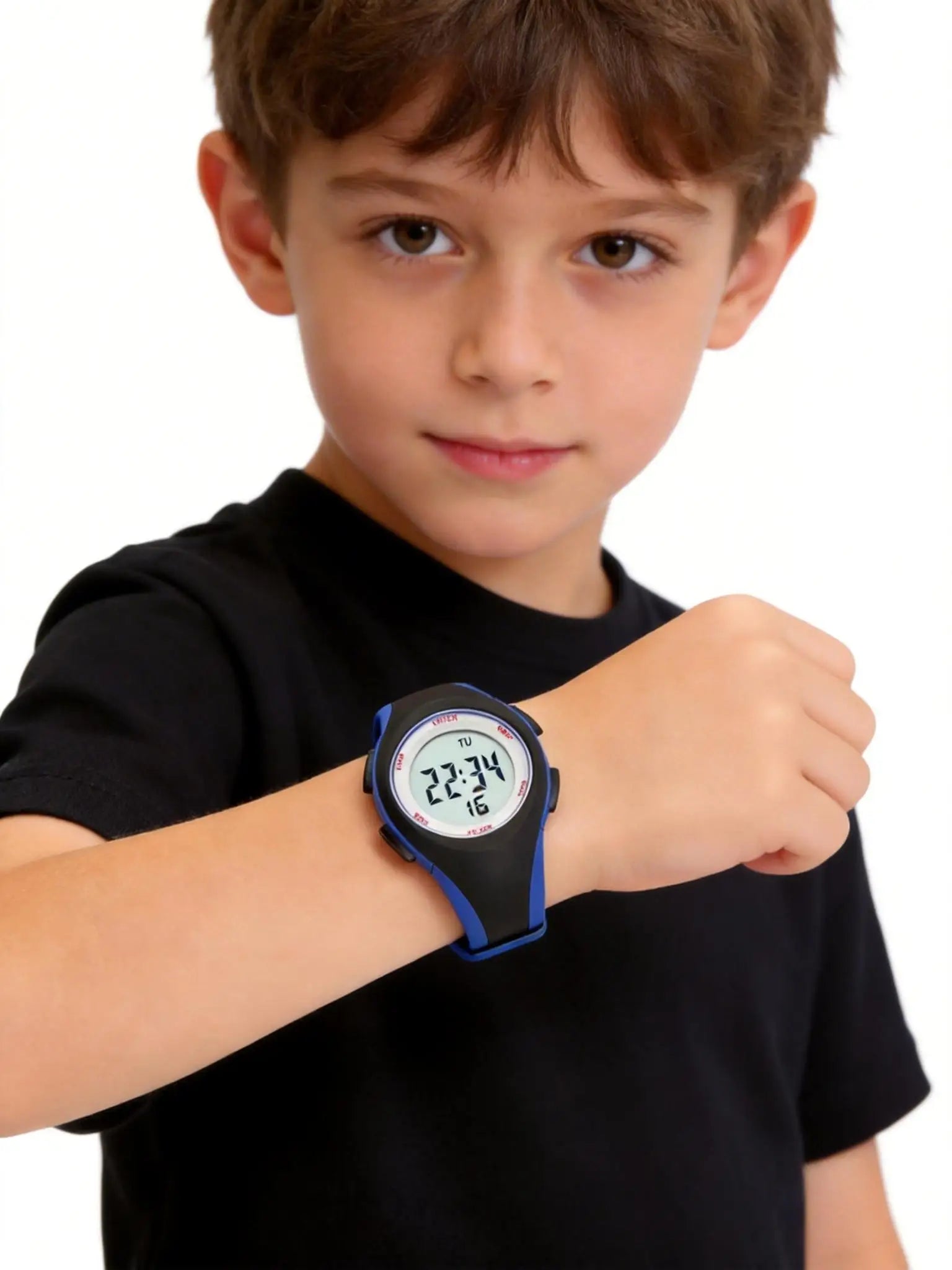 OHSEN Kids Digital Sport Watches 50M Waterproof Electronic Wristwatch Stop Watch LED Clock Children Watch For Boys Girls