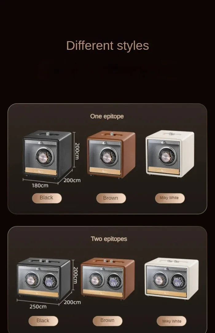 Large Luxury Watch Winder Organizer Storage Box Mechanical Watch Automatic Watch Winders Box Safe Deposit Boxes Display Gifts